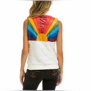 Aviator Nation Vest Glossy White